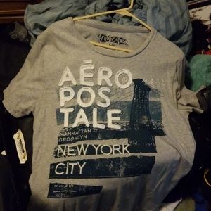 Mens gray Aeropostale graphic tee